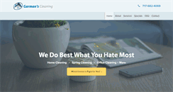 Desktop Screenshot of garmanscleaning.com